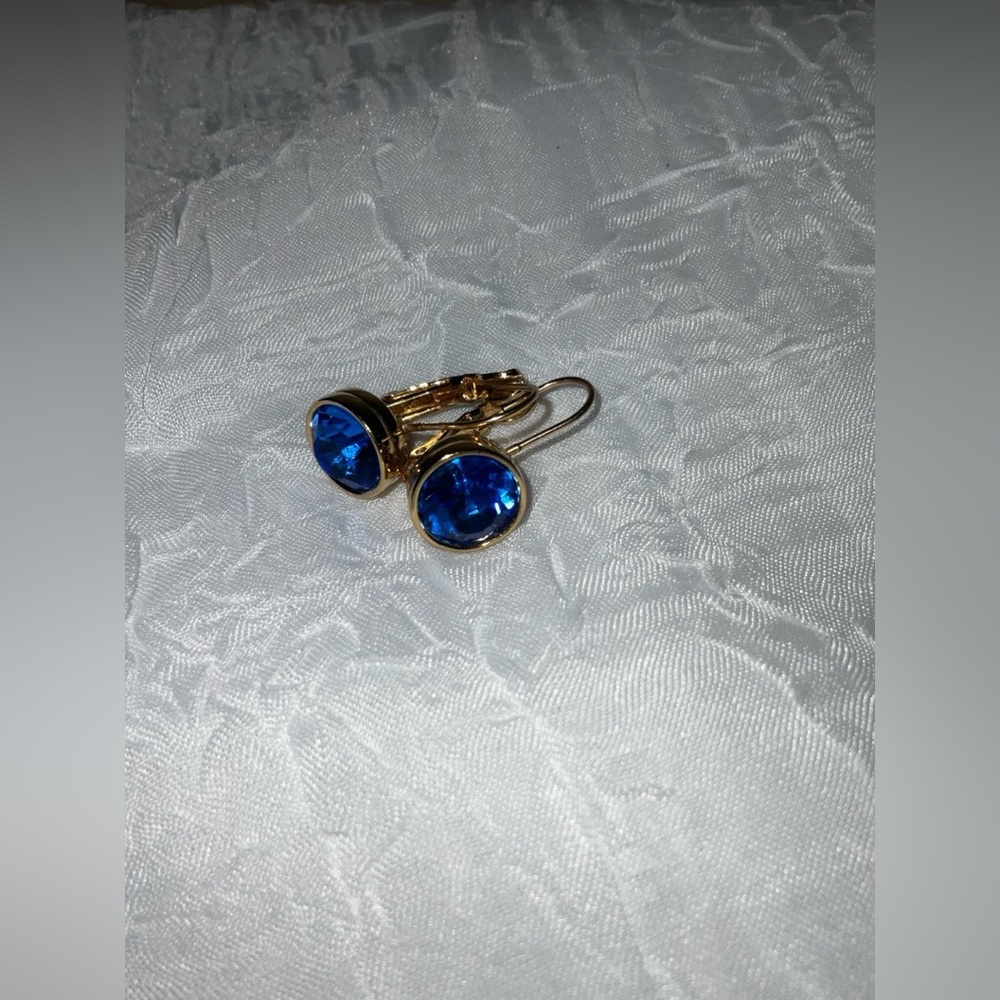 SWAROVSKI Swan MultiColored Bezel Set Crystal Long Necklace & Earrings - Picture 10 of 11